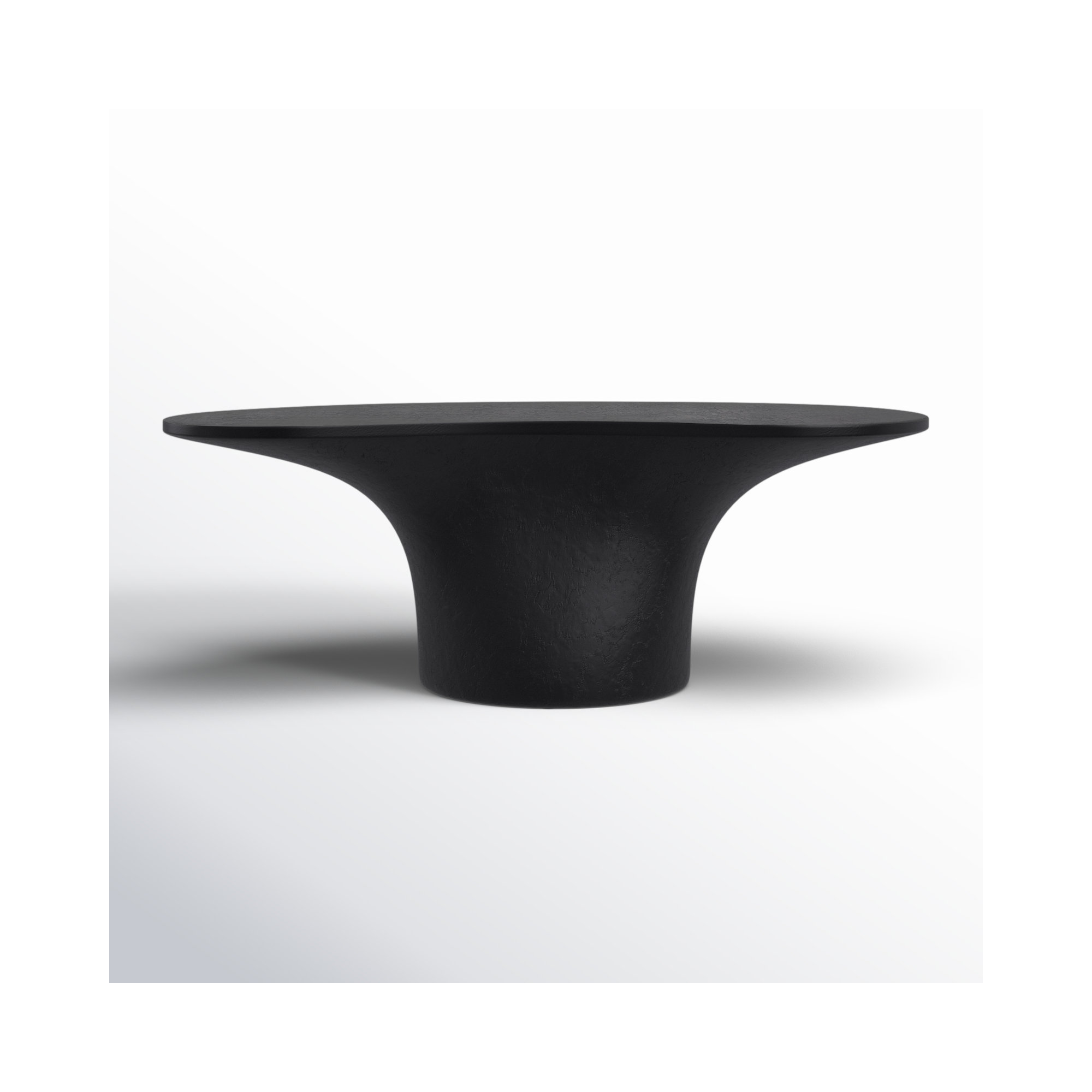 Paisely Outdoor Coffee Table, Black