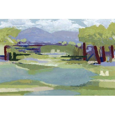 Pastel Marsh II 1 Piece Wrapped Canvas Painting