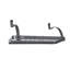 Handcrafted 24" Bookshelf Wall Rack W 12 Hooks Hammered Steel