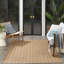 Tapis intérieur / extérieur brun clair Koebe-453682689