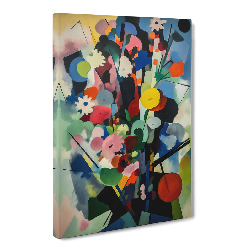Ilex Flowers Bauhaus Vol.3 - Wrapped Canvas, 50cm H x 35cm W x 3cm D