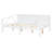 Full Size White Daybed With Elegant Design, Multi - Functional Use, Solid Support And Additional Storage Space, Overall 79.5" X 57.1" 34.7", Slat Kit Included, Assembly Required Gray Strong Frame-1263820417-1263820416
