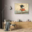 "The Battle at Uji Bridge" by  Tsukioka Yoshitoshi - Gallery Wrap Canvas Wall Art-418804574