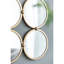 Miroir décoratif contemporain de 27,2 po de style minimaliste pour la chambre à coucher, le vestibule et le vestibule