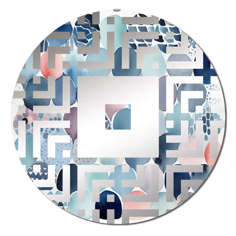 Kassidey - Miroir mural carré, 31,4 po x 31,4 po