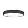 Arne 20.75 inch 1 Light Flush Mount in Matte Black