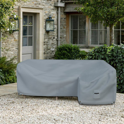 Kimberlin Heavy Duty Multipurpose Waterproof Patio Sectional Sofa Cover, Outdoor Couch Lounge Furniture Cover