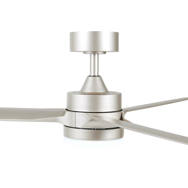 Brend 52'' Ceiling Fan with LED Lights, Silver