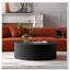 Table basse ronde avec relief fabriqué à la main-1063600247