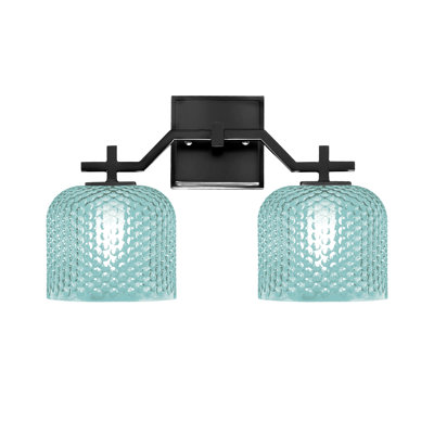 Headland Bath Bar Shown With 6" Smoke Textured Glass