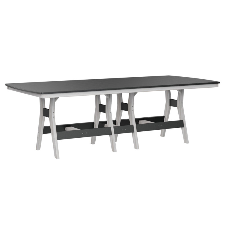 Harbor Outdoor Bar Table, Black, Seashell