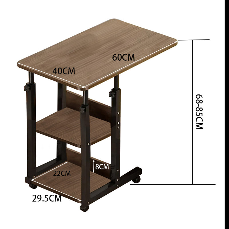 Adjustable Solid Wood Computer Desk