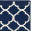 Tapis géométrique tissé à la main à motif banane en soie / laine / coton Rodgers-2047397571