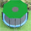 Une housse de trampoline imperméable à l'eau-2125565758