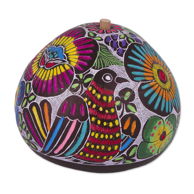 Boîte décorative gourde jardin song Munk