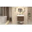 23.6 " W Wall Mounted Wall Mounted Single Double Single Vanity Bathroom Vanity With Acrylic Top-2208716