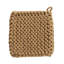 Poignée carrée en coton crocheté (chacun variera)-117659453