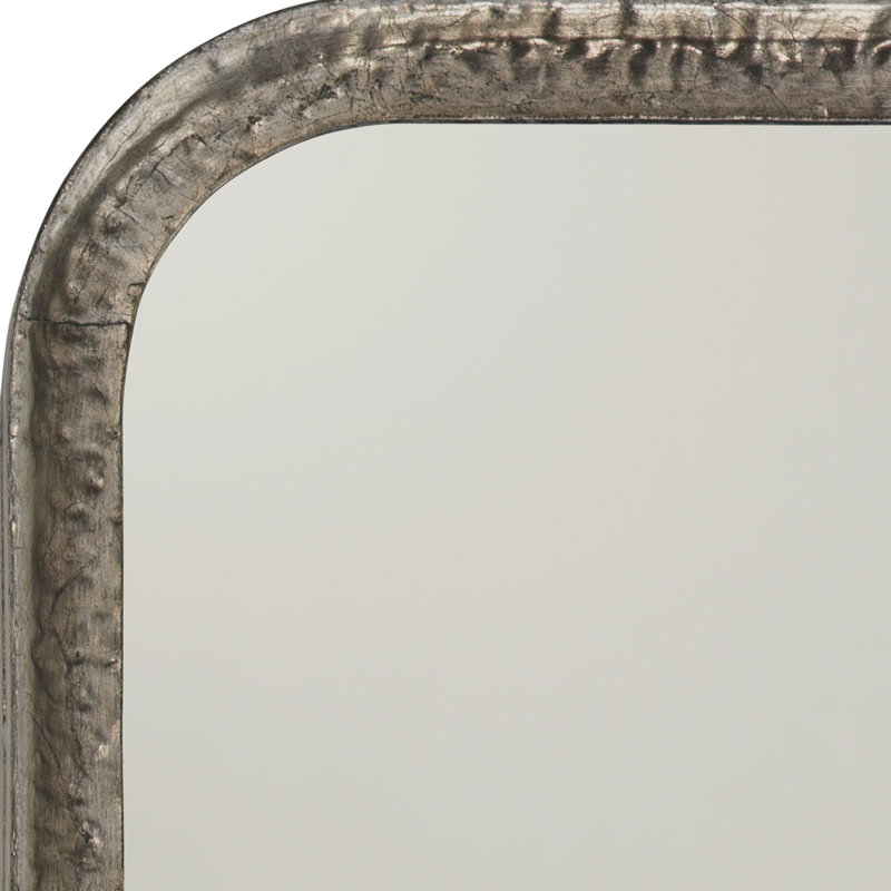 Miroir Ennis, Feuille d'argent, 39,5 po x 15,75 po