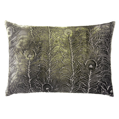 Lumbar Velvet Pillow Cover & Insert