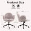 Chaise de bureau en tissu avec dossier incurvé ergonomique Boucle-1275746846