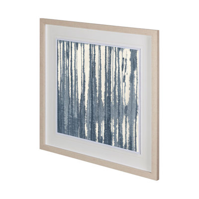 «Indigo Muse I» par Renee Stramel, reproduction d'art encadrée à la main mat sous verre