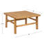 Table basse en bois d'orme récupéré-130063043