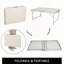 Table de pique-nique extérieure pliable