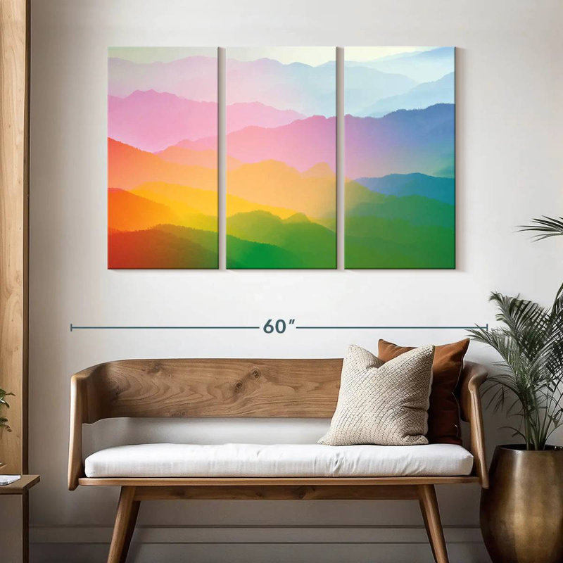 Alvord Rainbow Mountains, H 32 po x l 50 po