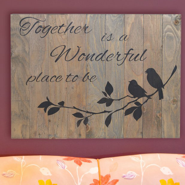 Décoration murale « together is a wonderful place to be »