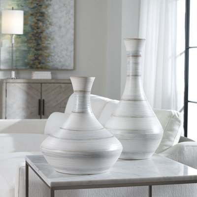 Pearletta Table Vase - Set of 2