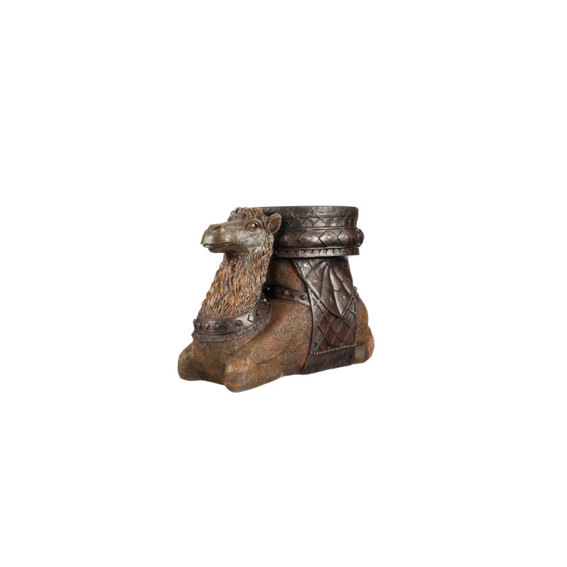 Kasbah Camel Sculptural Stone Side Table