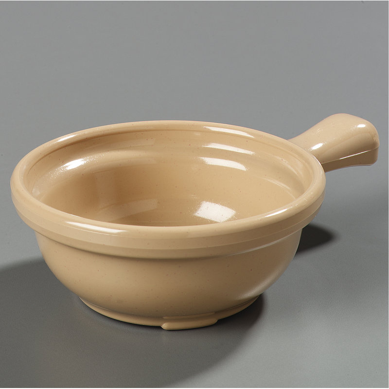 8 Oz. Handled Soup Bowl, Stone