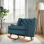 Chaise berçante capitonnée en tissu-63161930
