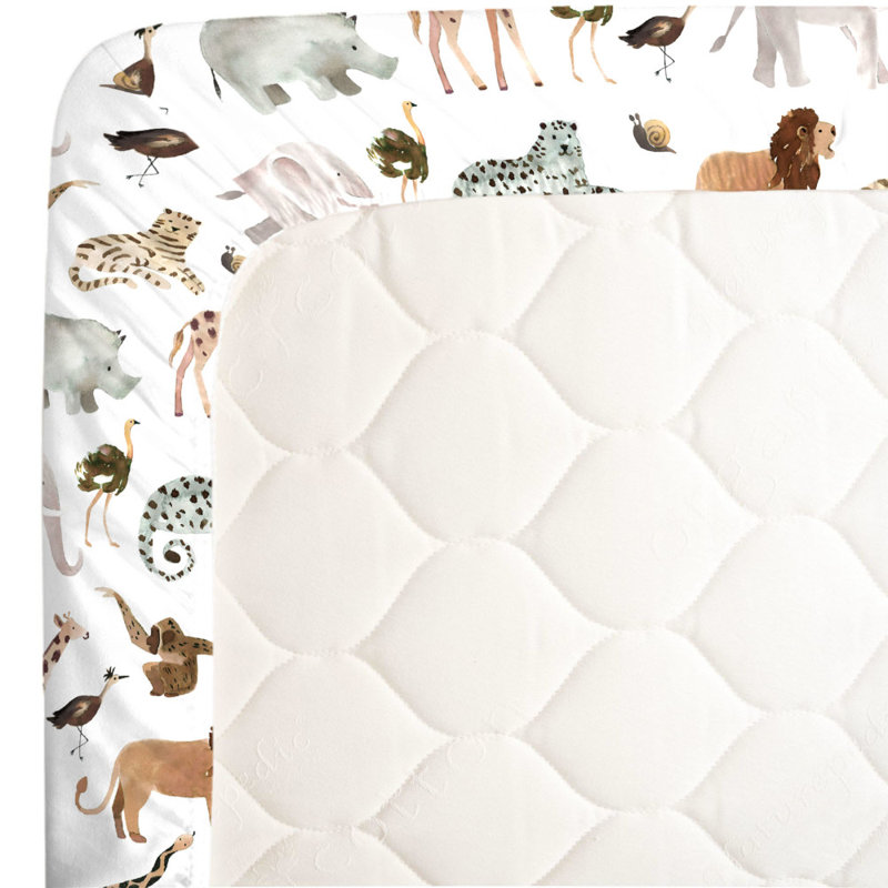 Drap-housse pour lit de bébé Nojo