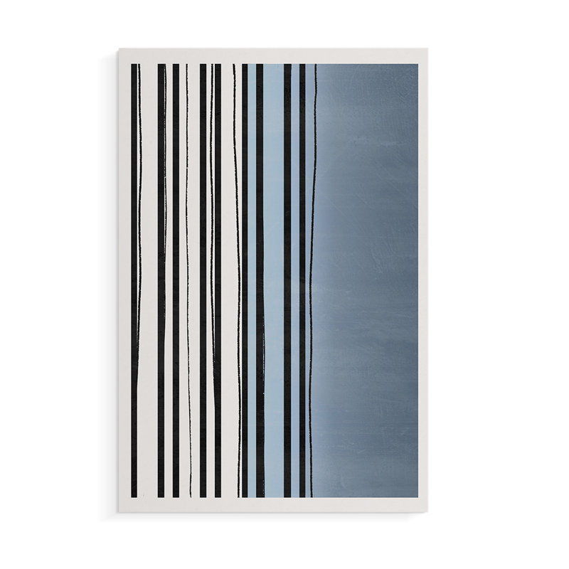 Abstracto Azul I - Impression sur toile seulement - NON-CADRE, H 60 po x l 40 po