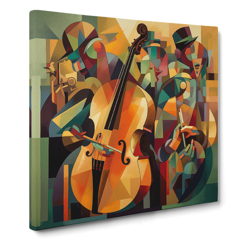 Jazz Cubism - Wrapped Canvas