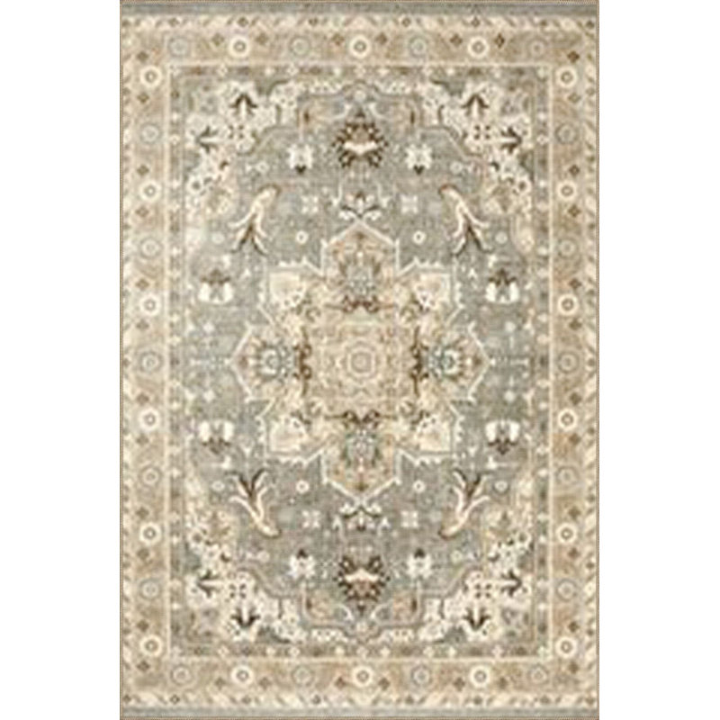 Tapis décoratif crème crème à motif géométrique traditionnel traditionnel, Tapis de couloir 3 pi 3 po x 9 pi 10 po