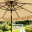 Parasol de jardin de style paille, parasol d'extérieur de style hawaïen, parasol de patio (seulement parasol)