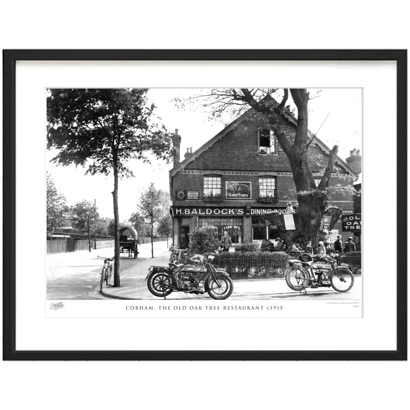 Cobham, The Old Oak Tree Restaurant C1915 by Francis Frith - Single Picture Frame Print, 60cm H x 80cm W x 2.3cm D