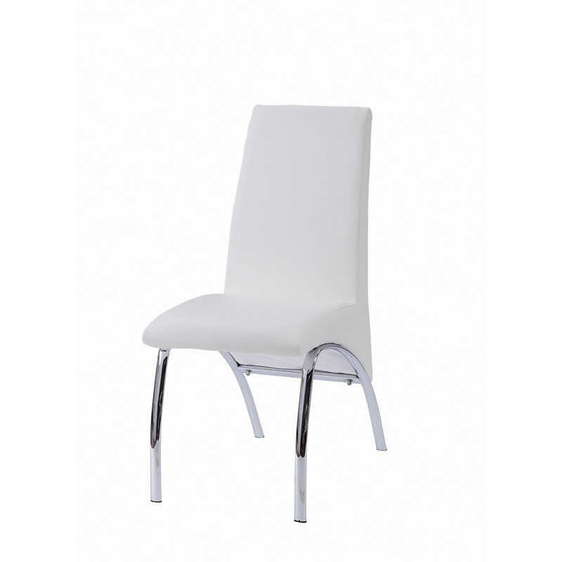 Chaise d'intérieur, deux chaises d'appoint avec pieds courbés en métal
