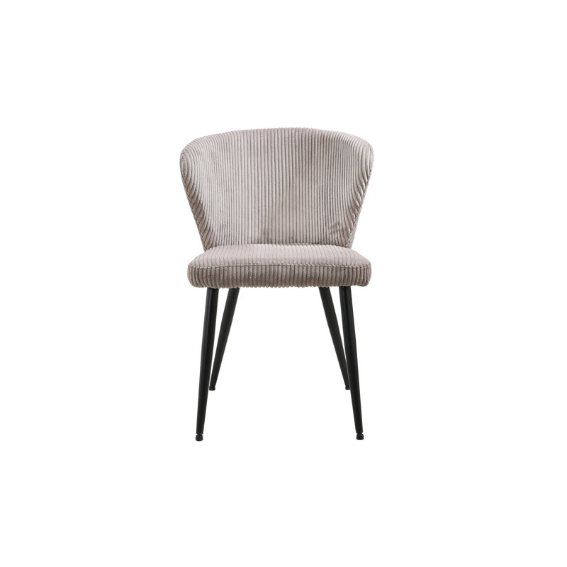 Wylandville 49cm H Upholstered Metal Side Chair, Yellow