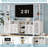 3-Piece Large TV Stand with Bookshelves, Entertainment Center for TVs Up to 70"-1220243482