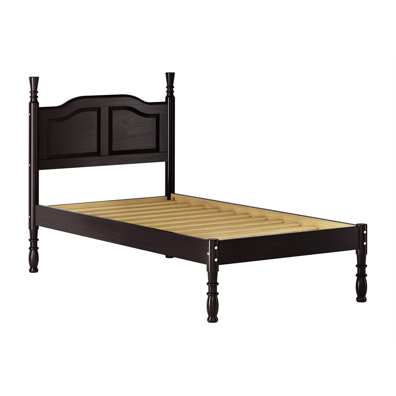 Joliet 100% Solid Wood Kyle Bed, Twin, Java
