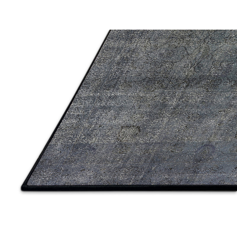 Tapis oriental gris Jamarcus, Rectangle 7 pi x 9 pi