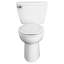 Toilette allongée deux pièces à hauteur confort American Standard, chasse d'eau, blanc