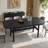 83.9'' W Solid Oak Dining Table