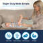 Matelas à langer B aby Proof Me Pod - Matelas à langer en mousse EVA imperméable et essuyable pour commode et table à langer