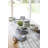 over&back Stackable 16-Piece Semi Hand-Finished Stoneware Dinnerware Set-99305499