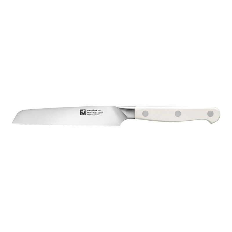 ZWILLING Pro le blanc 5 pouces, couteau tout usage, blanc