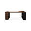 Bureaux rectangulaires en bois massif brun-107825184-107825187